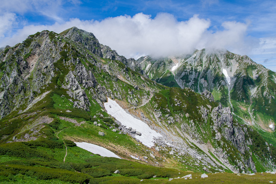 A view of the majestic European Alps